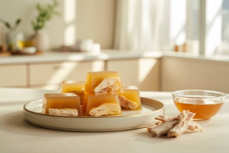 Homemade Chicken & Bone Broth Jelly for Cats